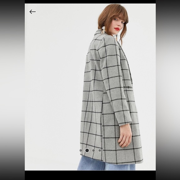 New Look Grid Print Jacket - Picture 4 of 8